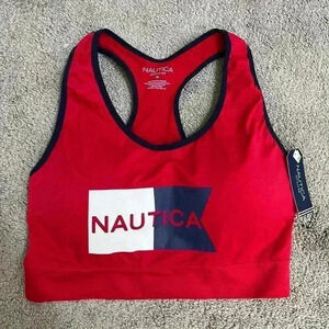 NWT Nautica sports bra‎ size 2x removable cups